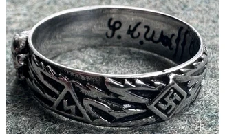 Ring Totenkopf silver 6.5 mm