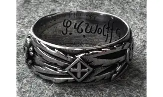 Anillo Totenkopf plata 9.5 mm