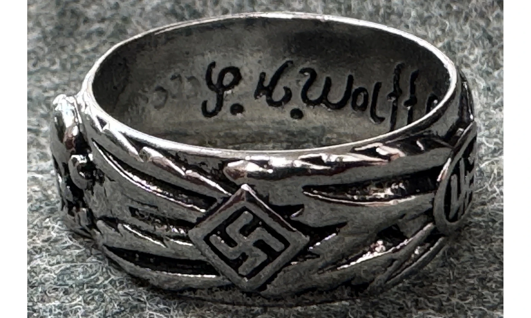 Bague Totenkopf argent 9.5 mm