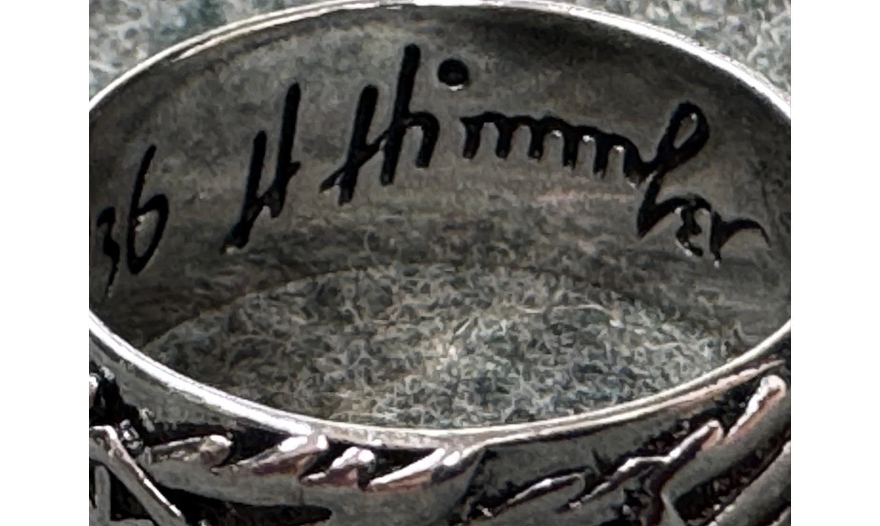 Bague Totenkopf argent 9.5 mm