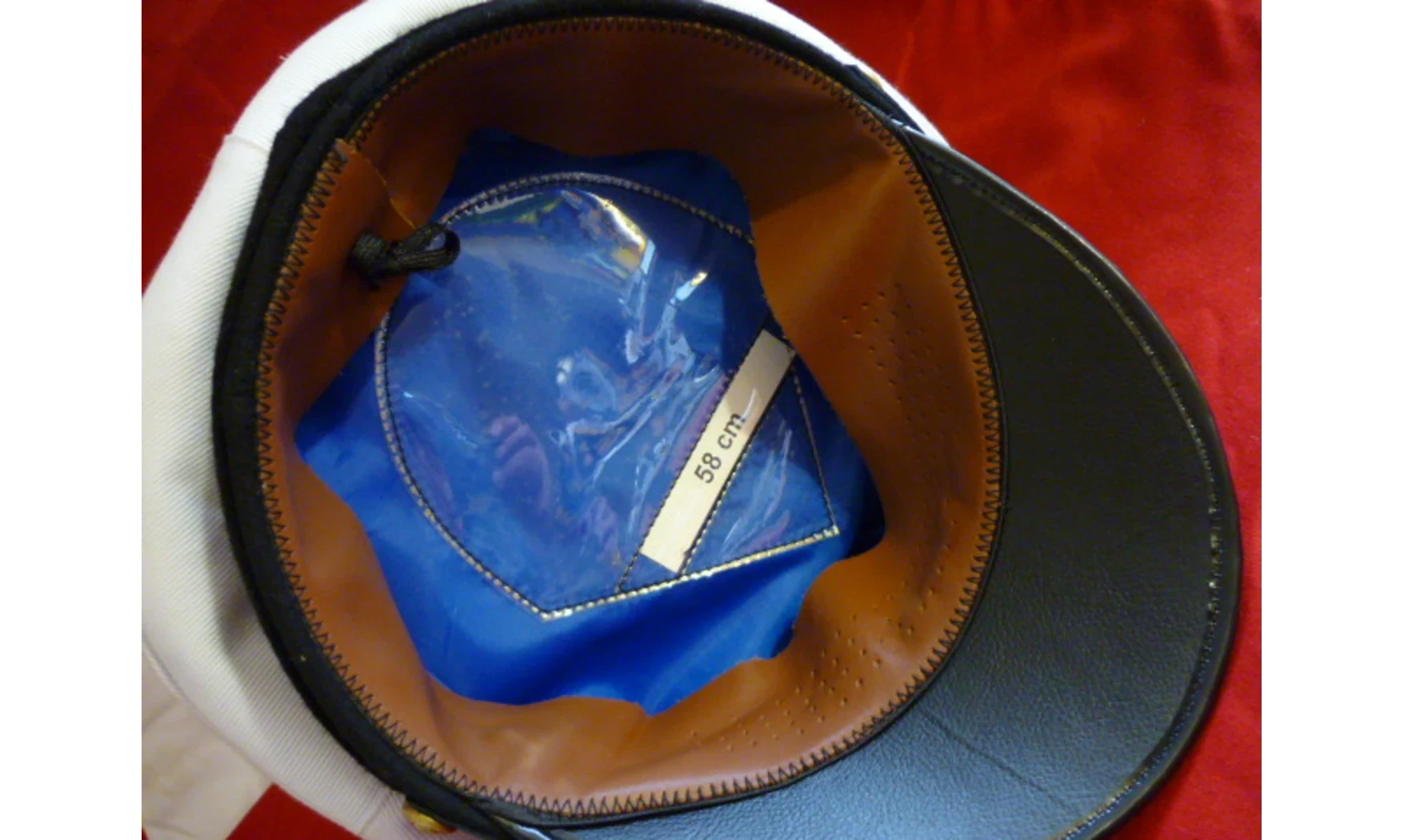 KM Lieutenant White Visor Cap