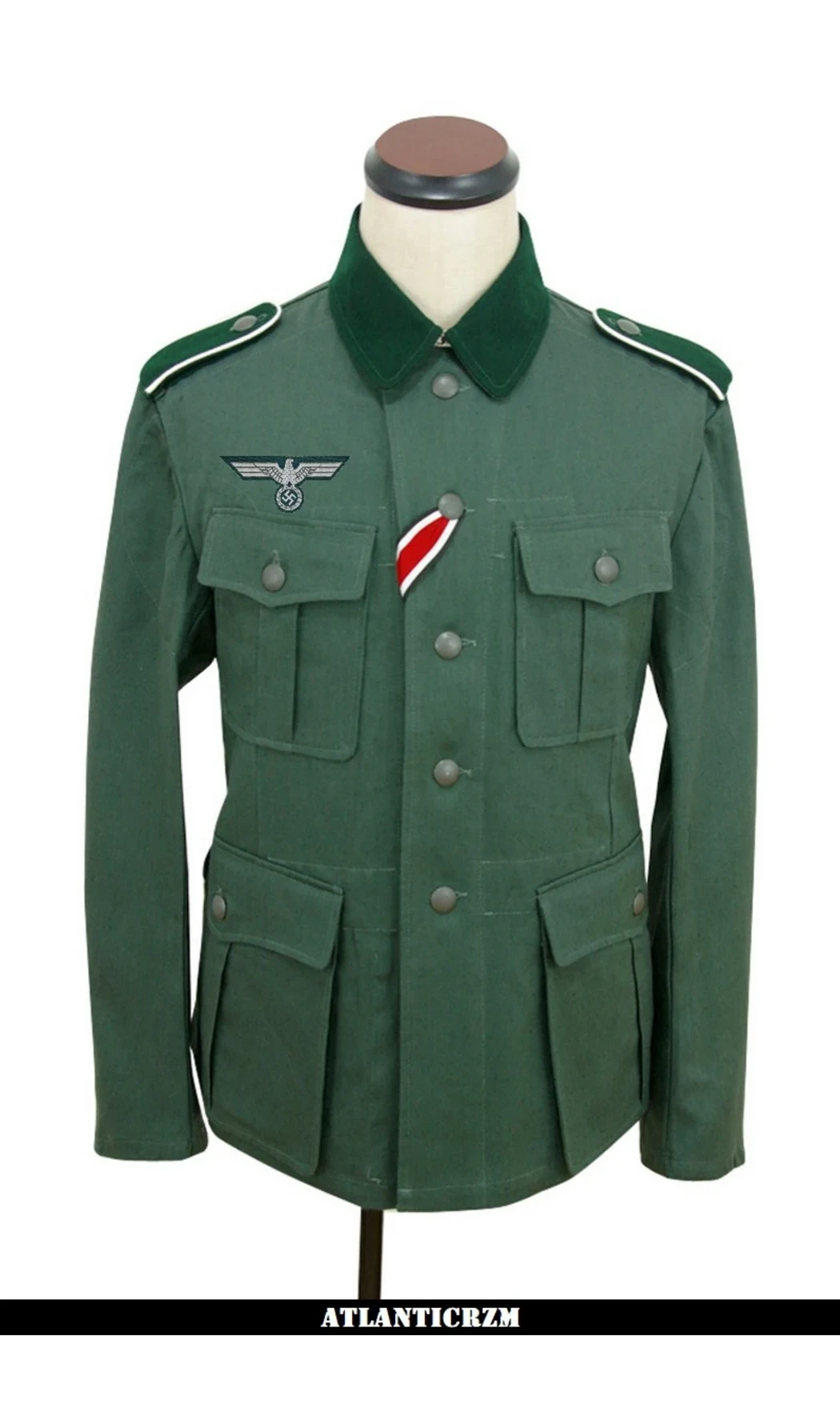 Vareuse M36 WH Troupe/Sous-off, HBT