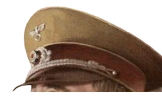 Hitler Visor Cap Brown Tricot