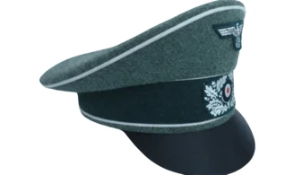 WH Officer Crusher Cap, Wool feldgrau