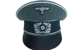 WH Officer Crusher Cap, Wool feldgrau