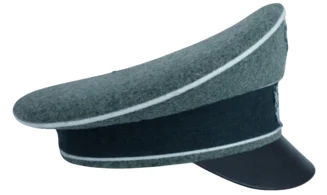 WH Officer Crusher Cap, Wool feldgrau