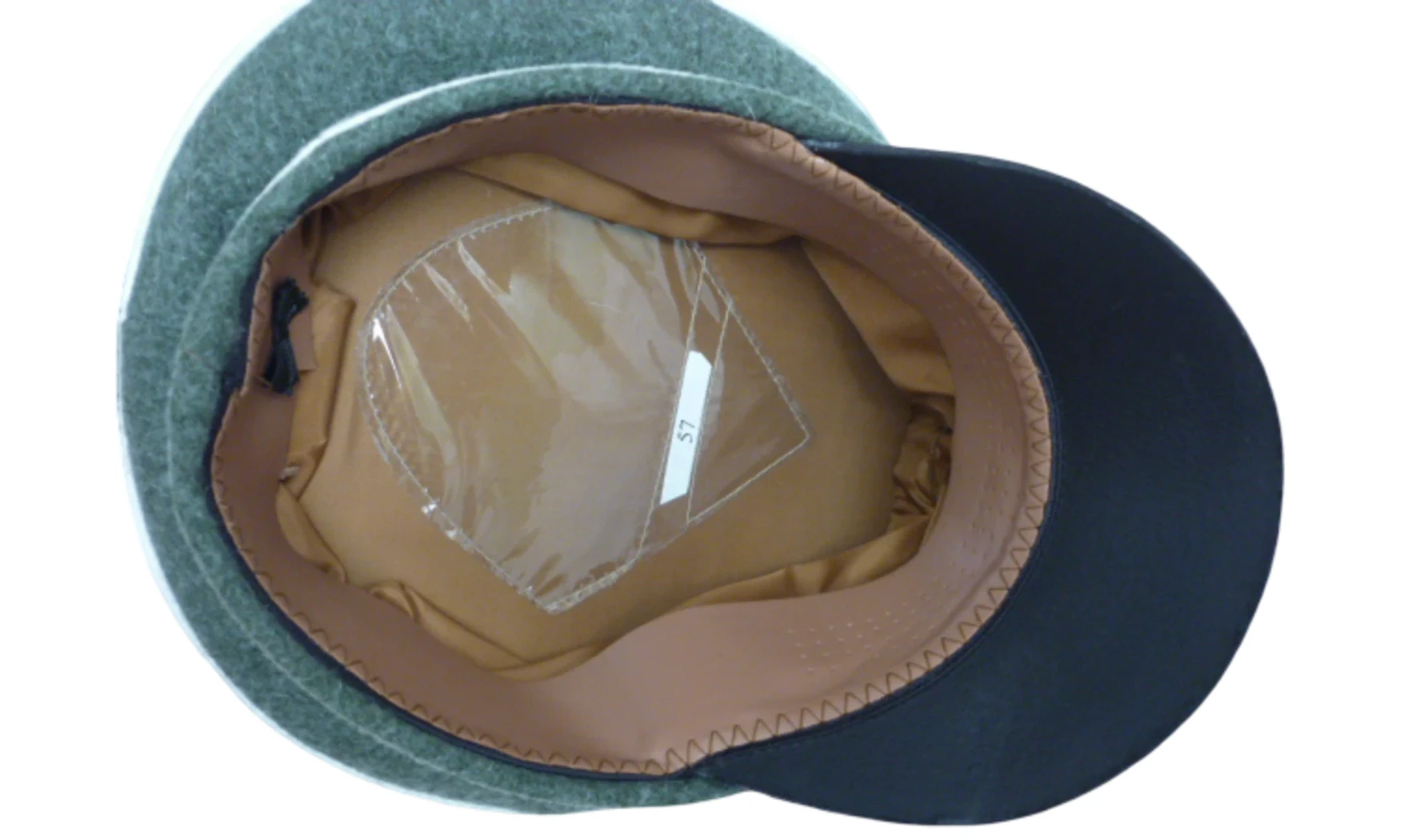 WH Officer Crusher Cap, Wool feldgrau