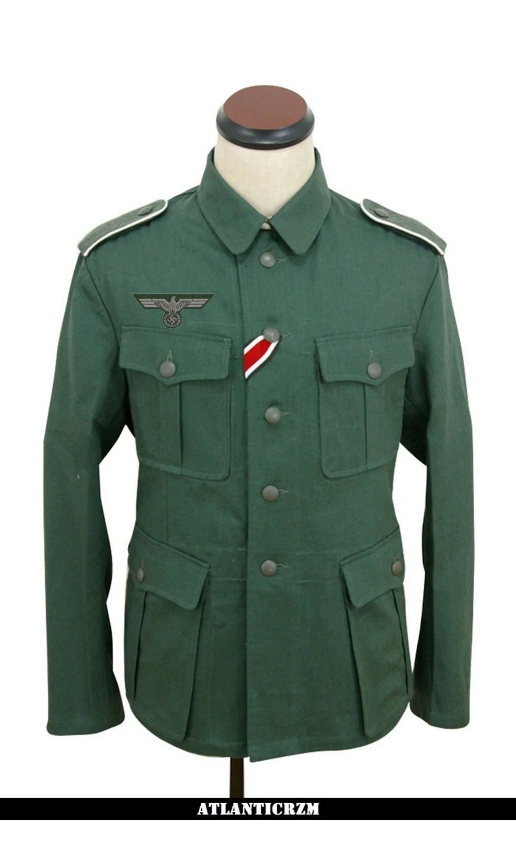 Vareuse M40 WH Troupe/Sous-off, HBT