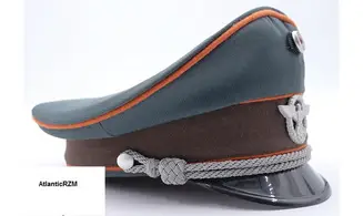 Gendarmerie Officer Visor Cap Tricotine