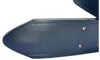 WH/LW Officer Belt - Black Leather