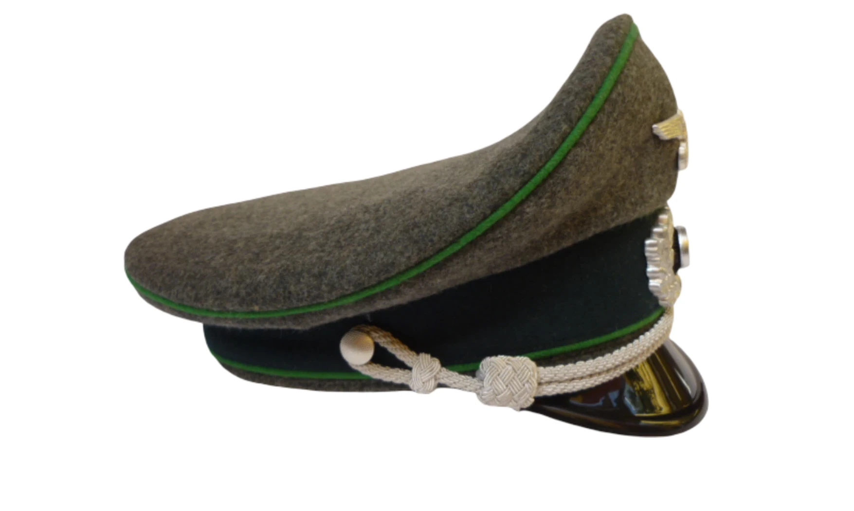 WH Officer Visor Cap Wool feldgrau