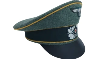 WH General Crusher Cap, Wool feldgrau