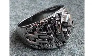 WSS Totenkopf Officer Ring