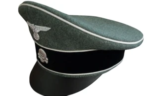 WSS Officer Crusher Cap, Wool feldgrau