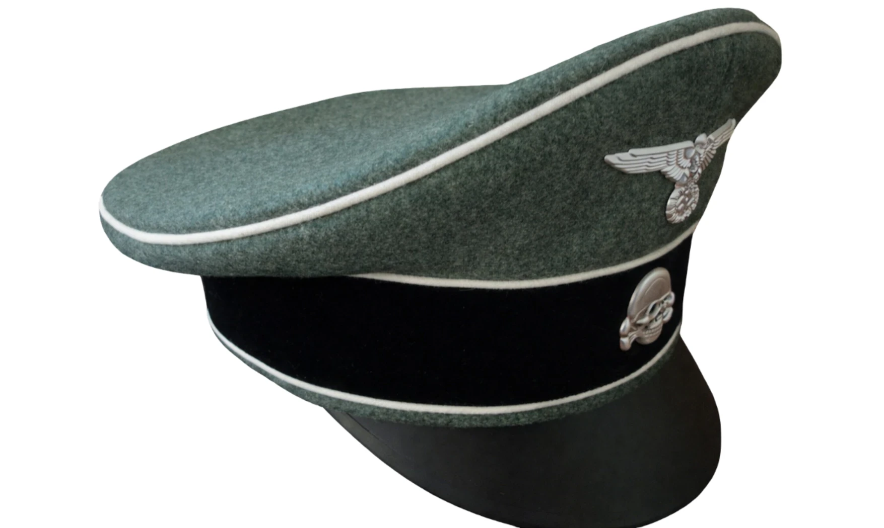 WSS Officer Crusher Cap, Wool feldgrau