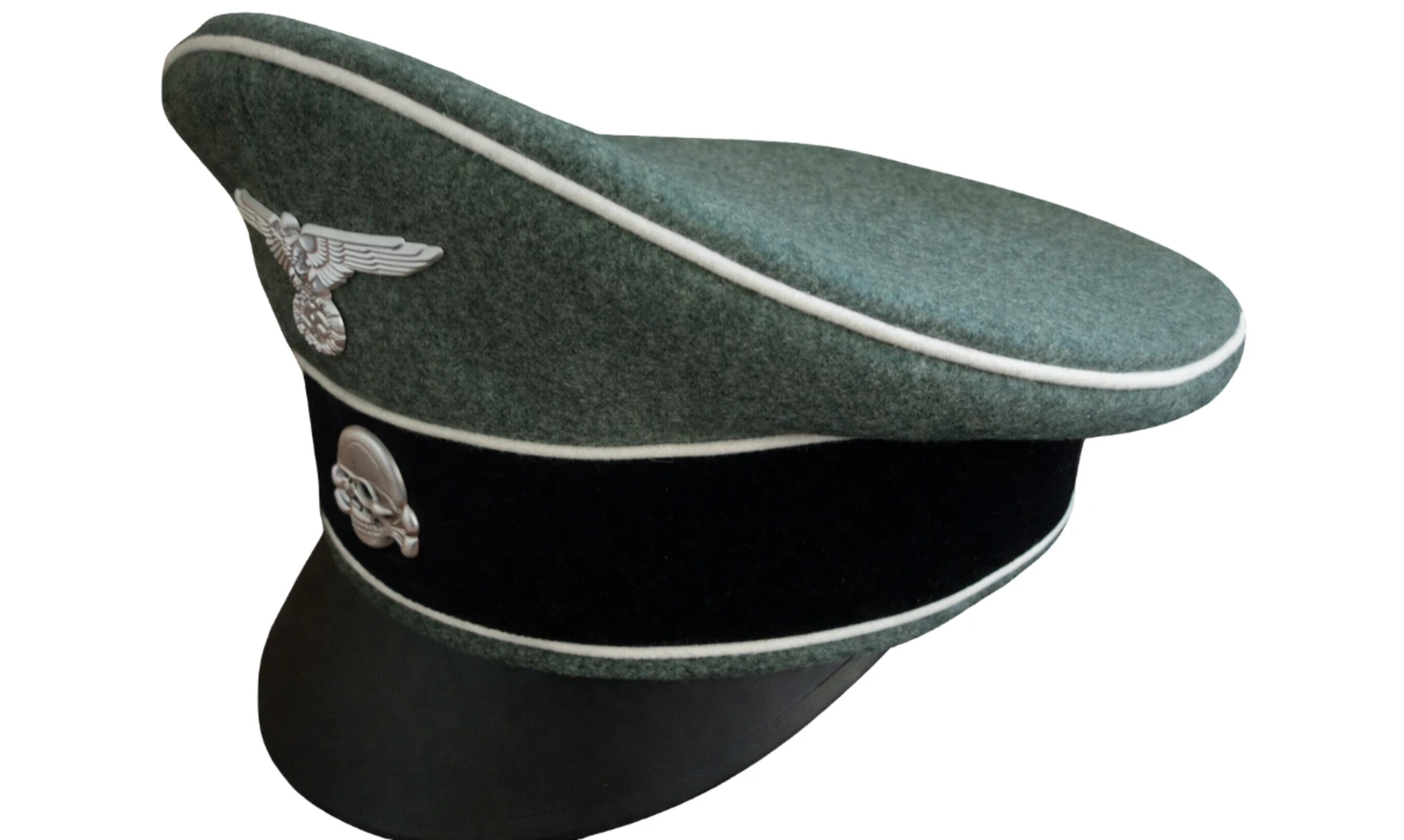 WSS Officer Crusher Cap, Wool feldgrau