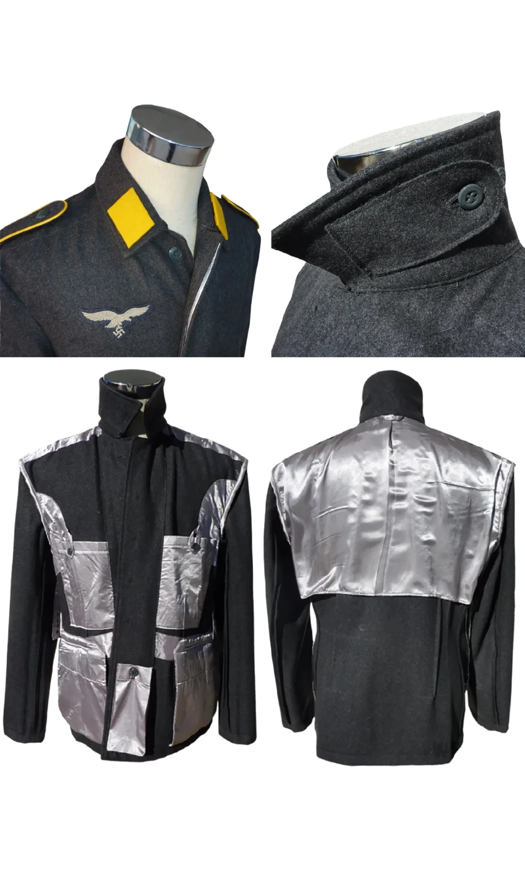 Fliegerbluse Troupe / Sous-off LW, laine