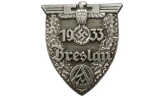 Insignia SA Breslau 1933 plata vieja