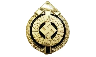 Insignia deportiva de líder HJ en oro