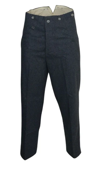 Pantalon M40 WW laine gris-bleu