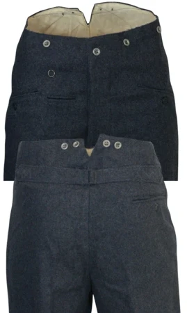 Pantalon M40 WW laine gris-bleu