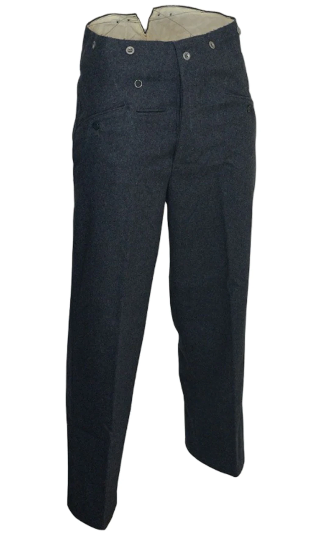 Pantalon M40 WW laine gris-bleu