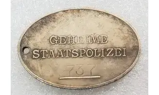 Insignia Gestapo plata