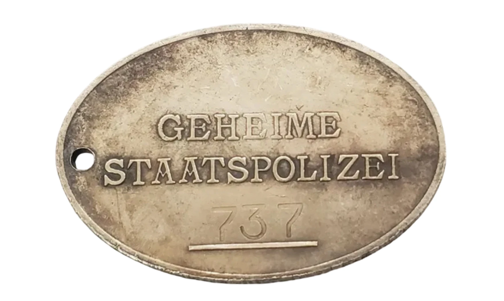 Insignia Gestapo plata