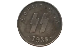 SS 50 ReichsPfennig 1938 coin