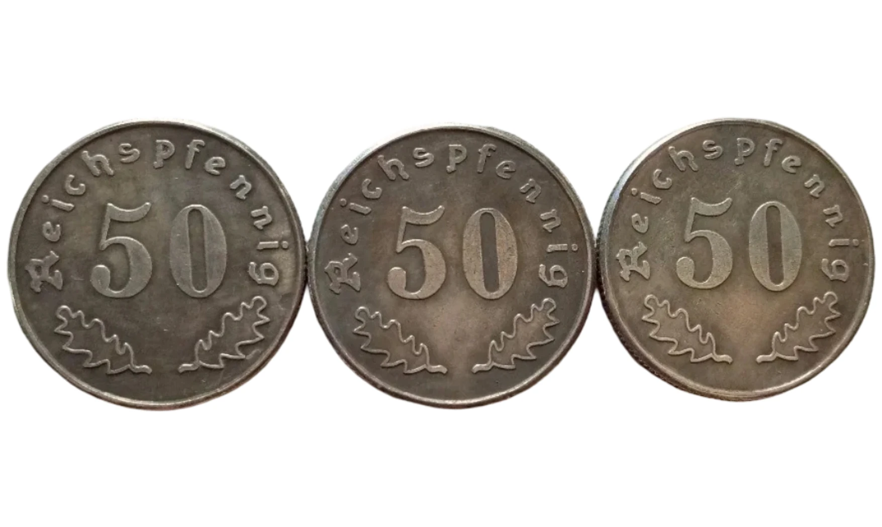 SS 50 ReichsPfennig 1939 coin