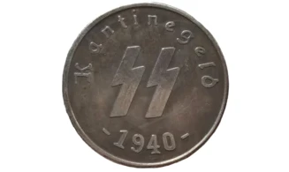 SS 50 ReichsPfennig 1940 coin