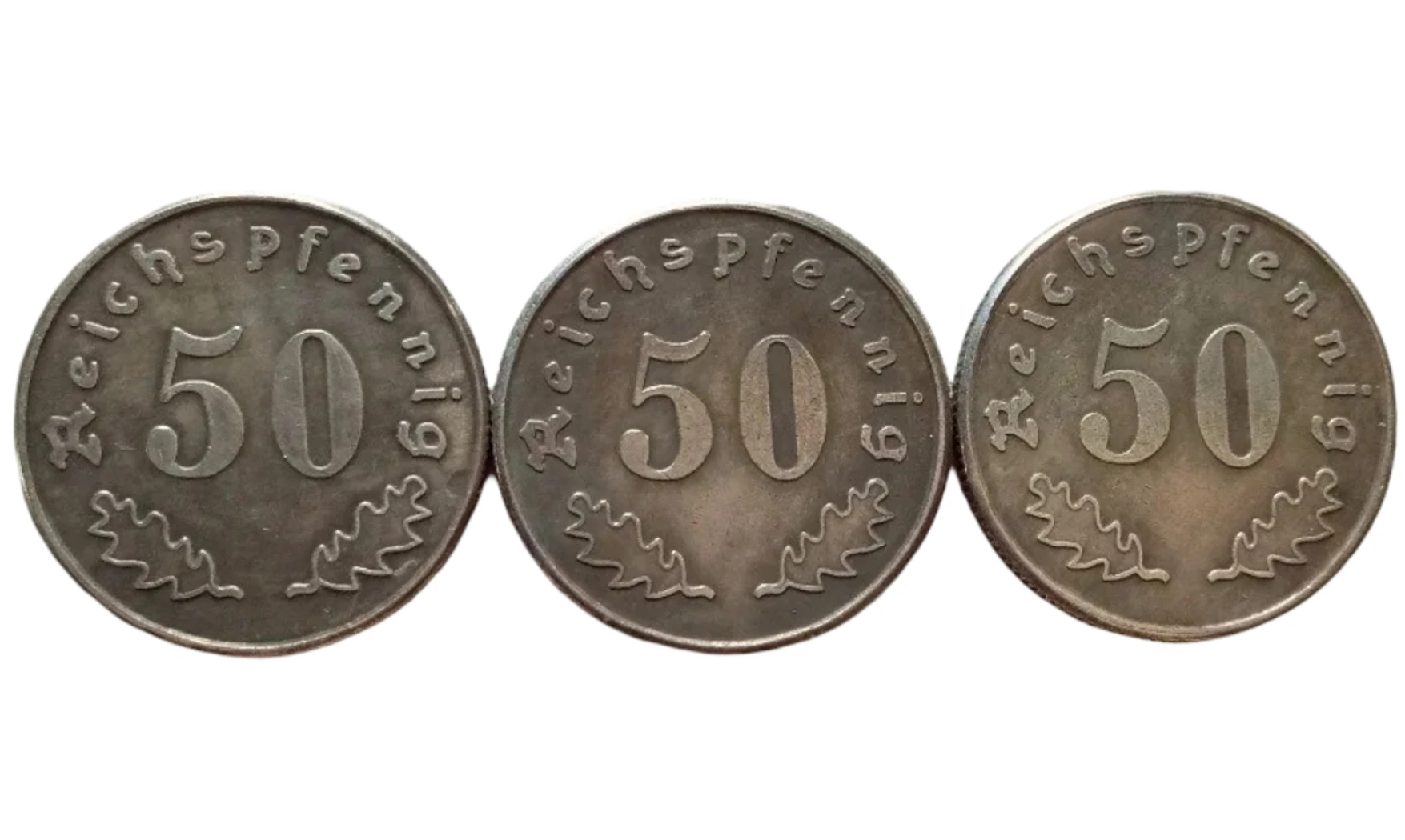 SS 50 ReichsPfennig 1940 coin