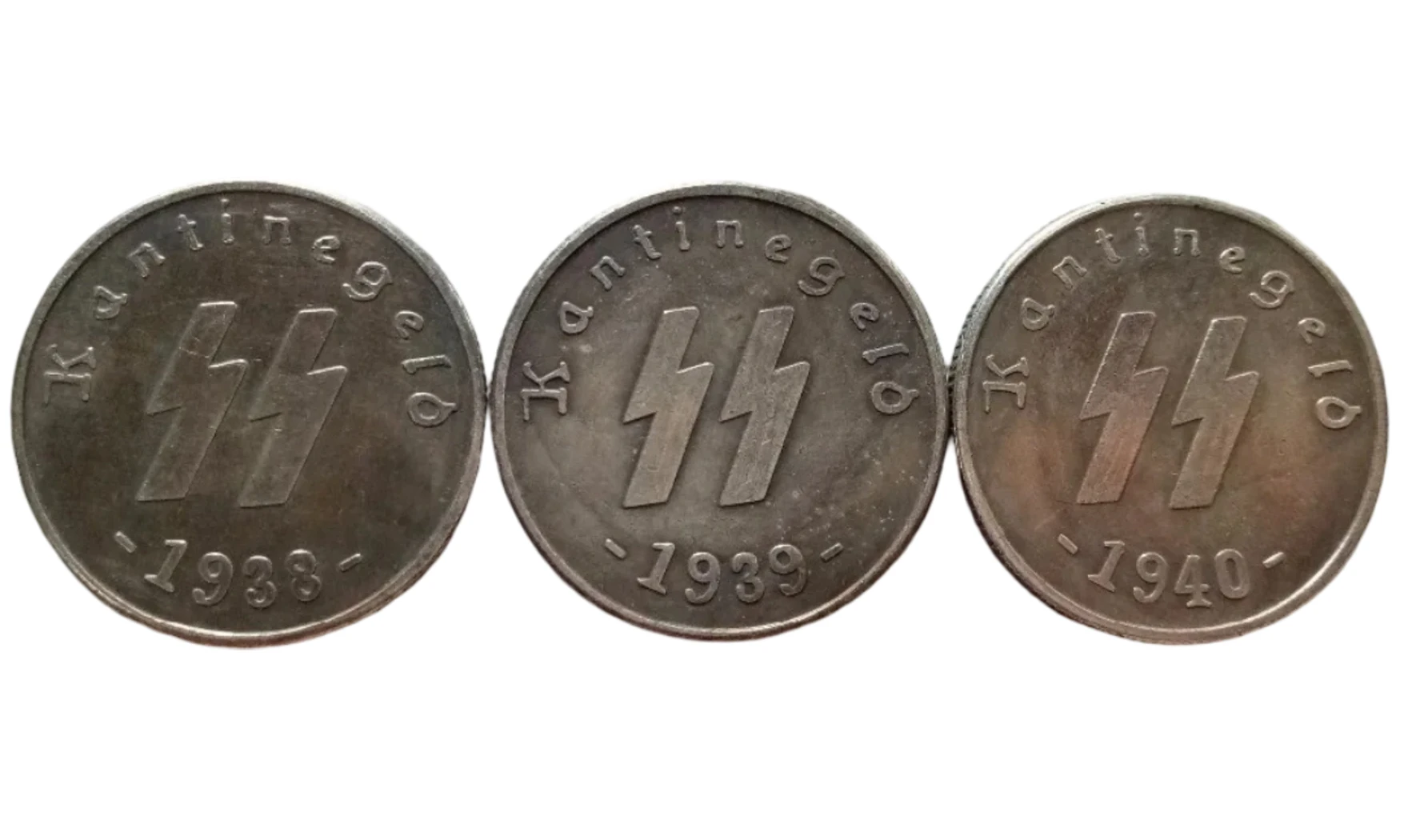 SS 50 ReichsPfennig 1940 coin