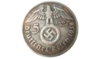 5 ReichsMark ''Hindenburg'' 1938 coin