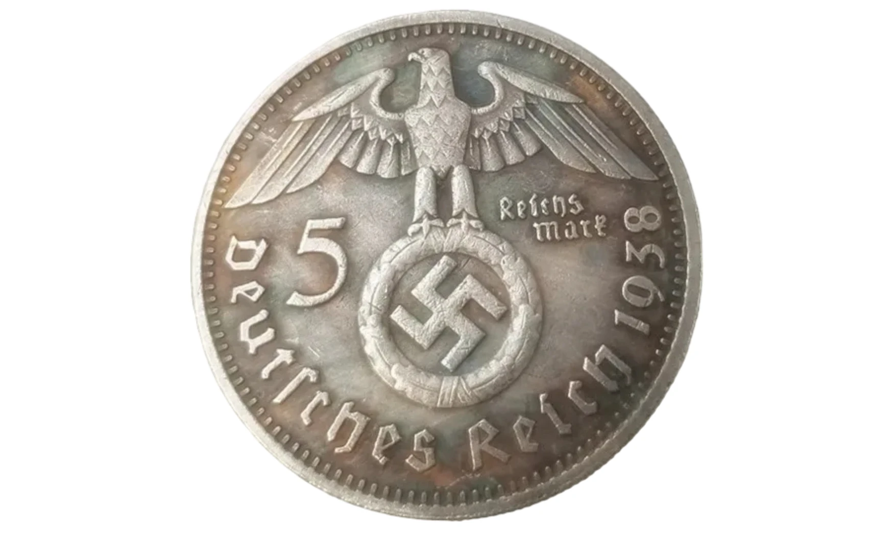 Pièce 5 ReichsMark 1938 ''Hindenburg''