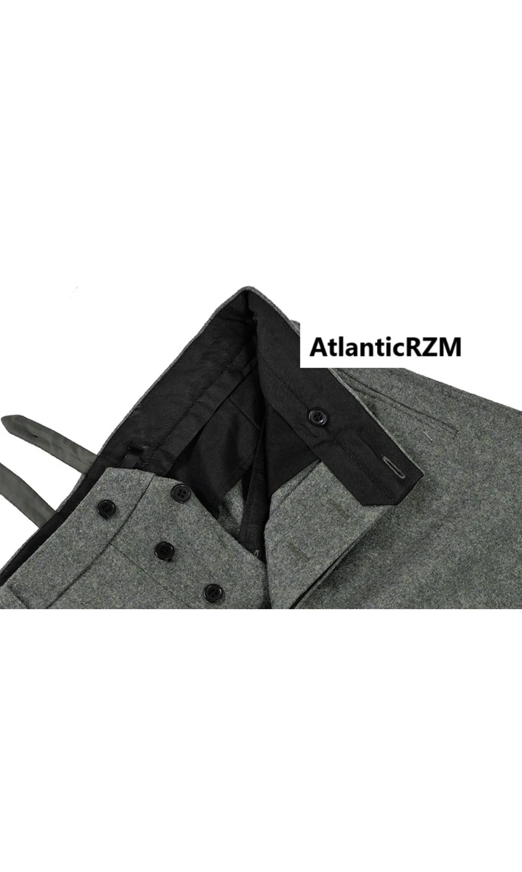 WH Officer Feldgrau Wool Breeches