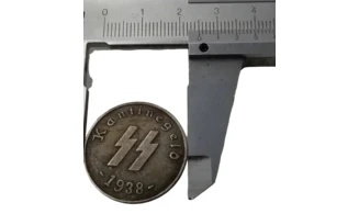 SS 1 Schilling 1939 coin