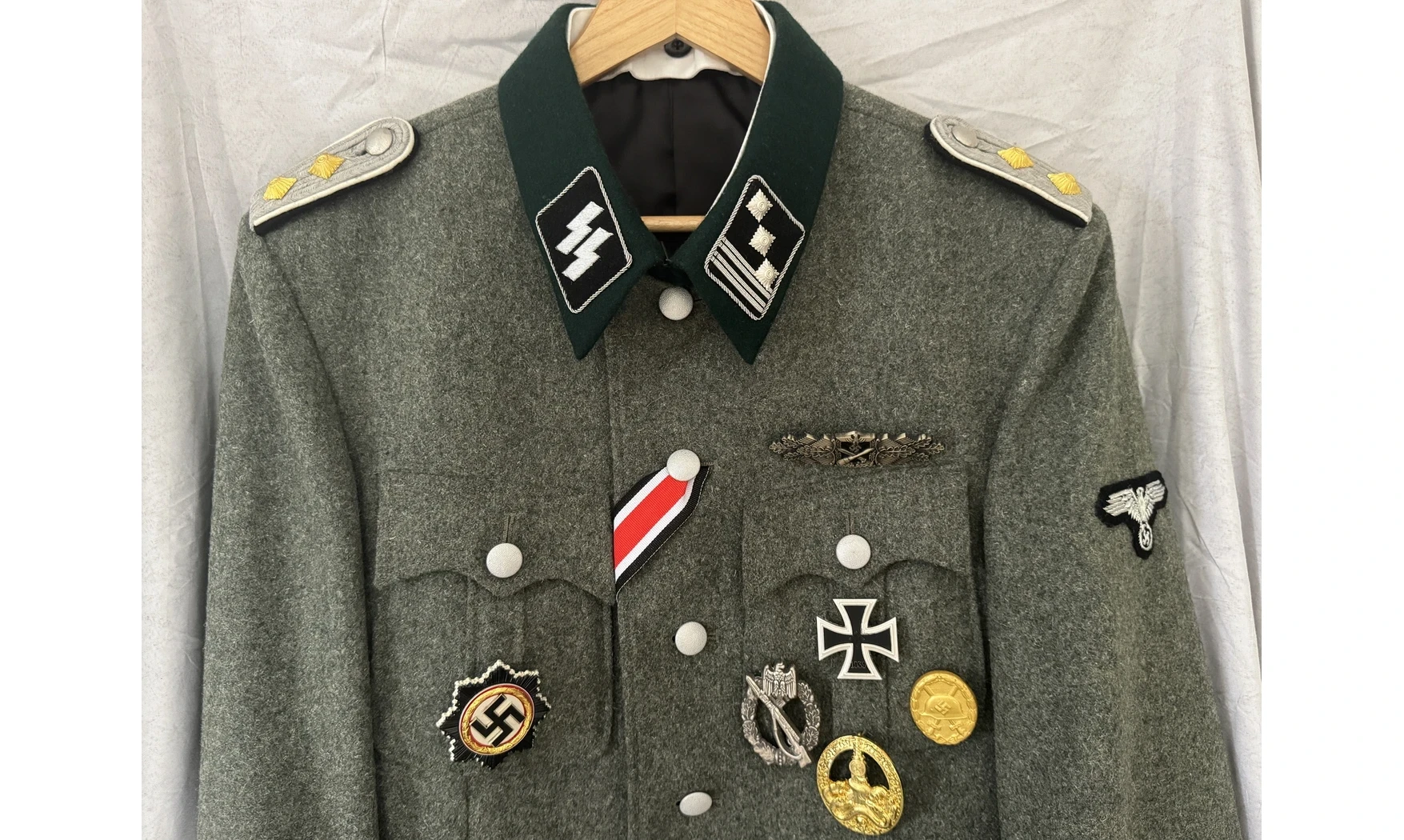 Chaqueta M36 Haupsturmf Inf WSS Lana