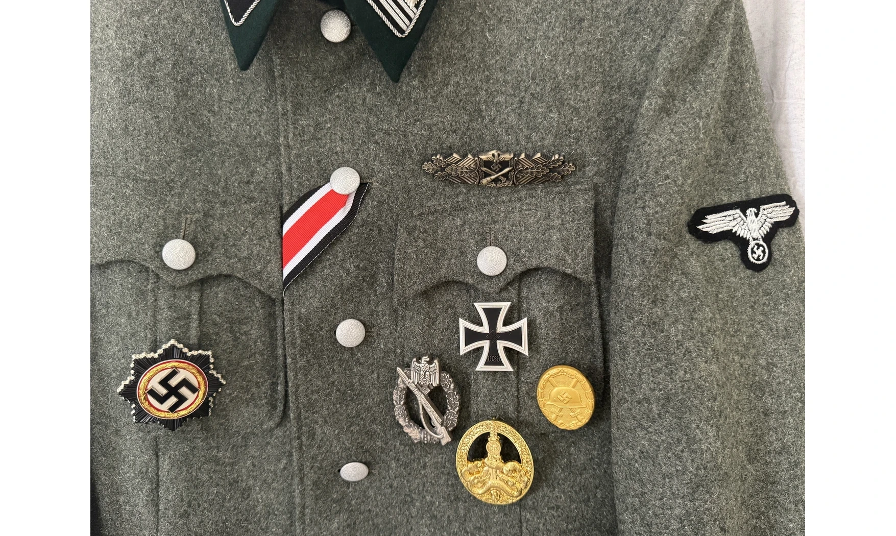 Chaqueta M36 Haupsturmf Inf WSS Lana