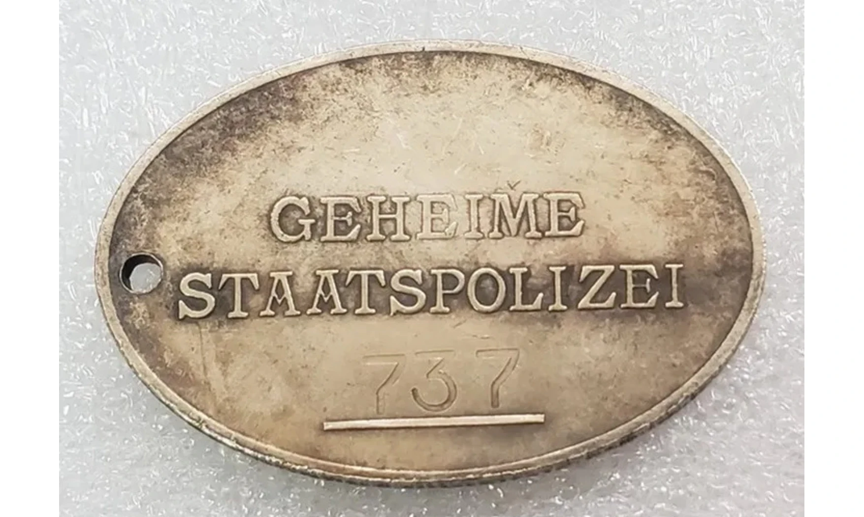 Insignia Gestapo plata