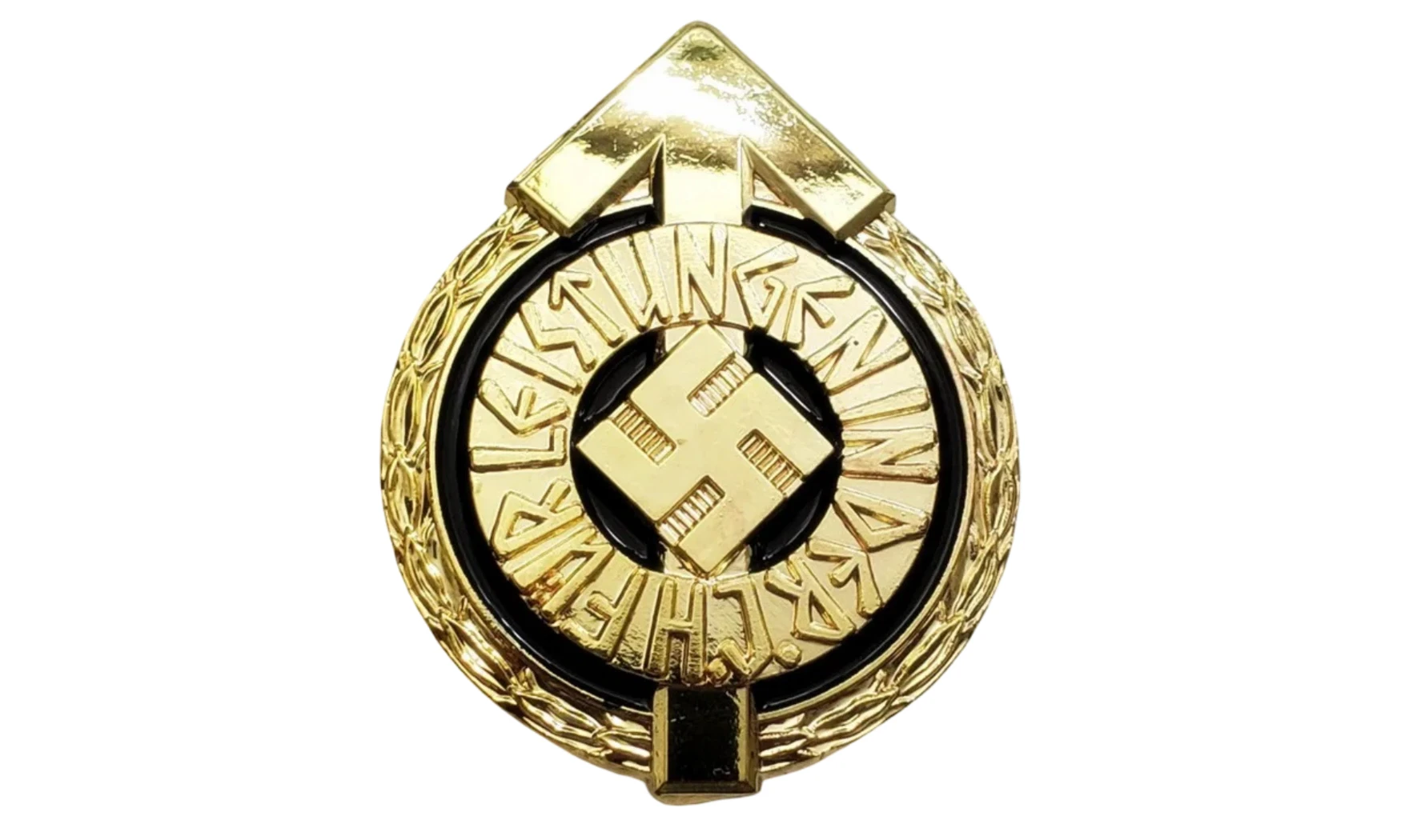 Insignia deportiva de líder HJ en oro