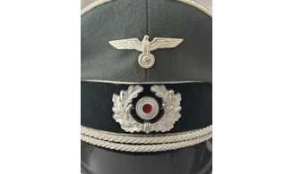 Schirmmütze Officier WH Doeskin feldgrau