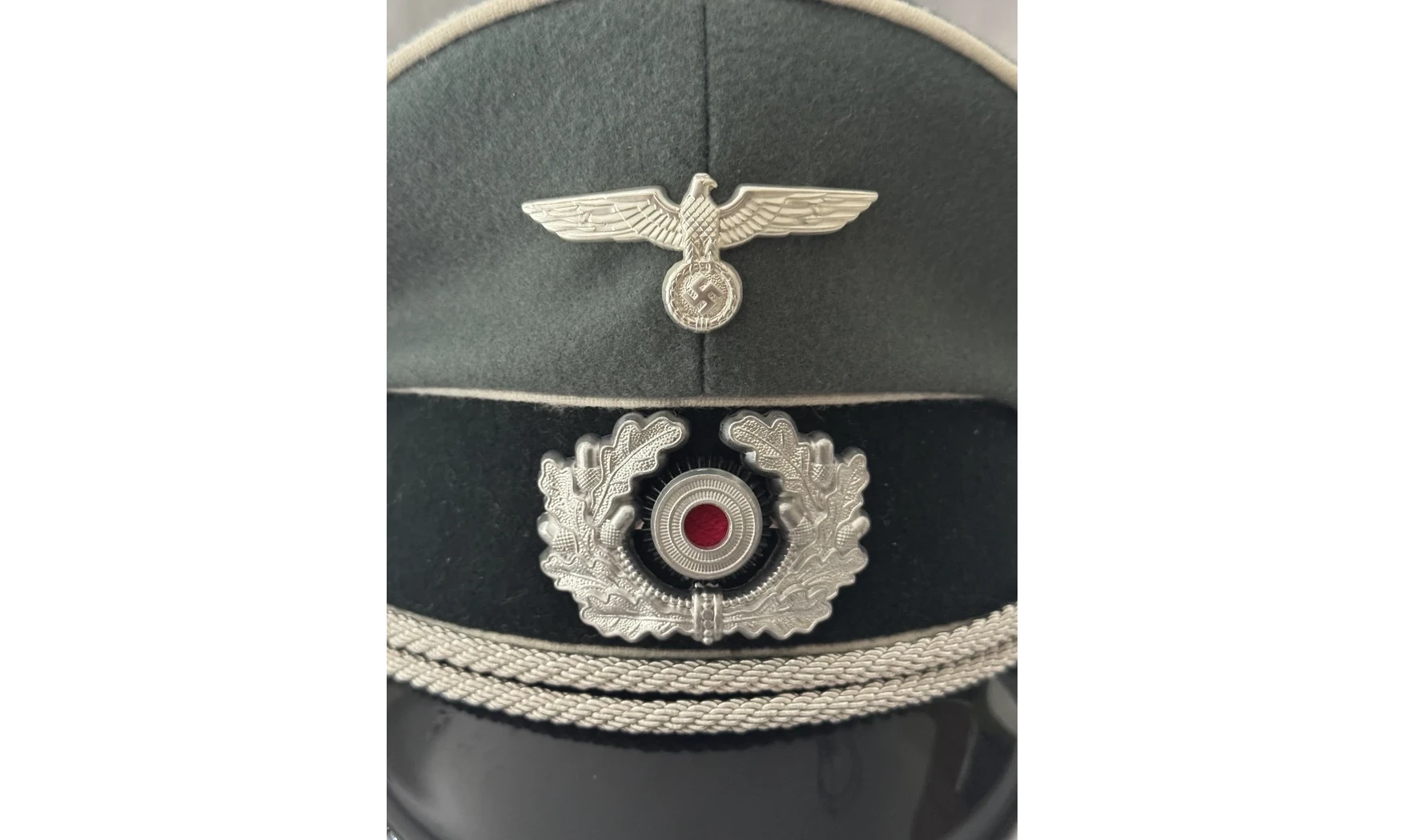 Schirmmütze Officier WH Doeskin feldgrau