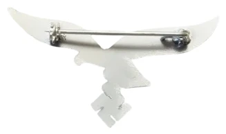 LW silver metal eagle