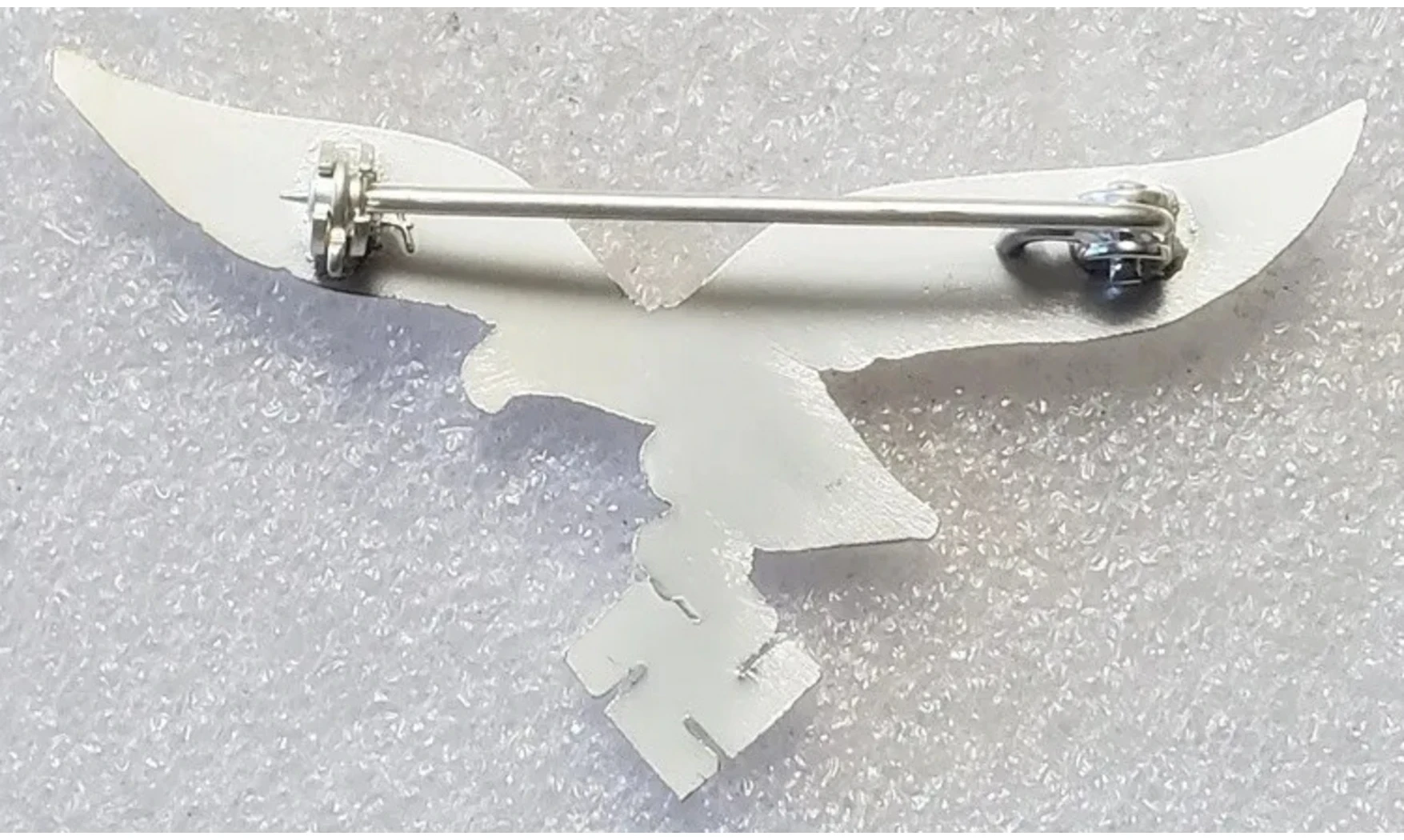 LW silver metal eagle