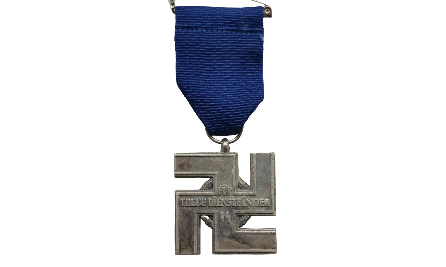 Médaille 12 ans Service SS Vieil Argent