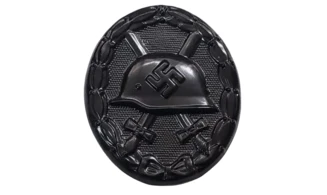 Black Wounded Badge