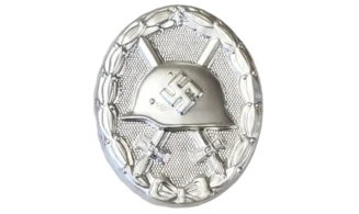 Silver Wounded Badge