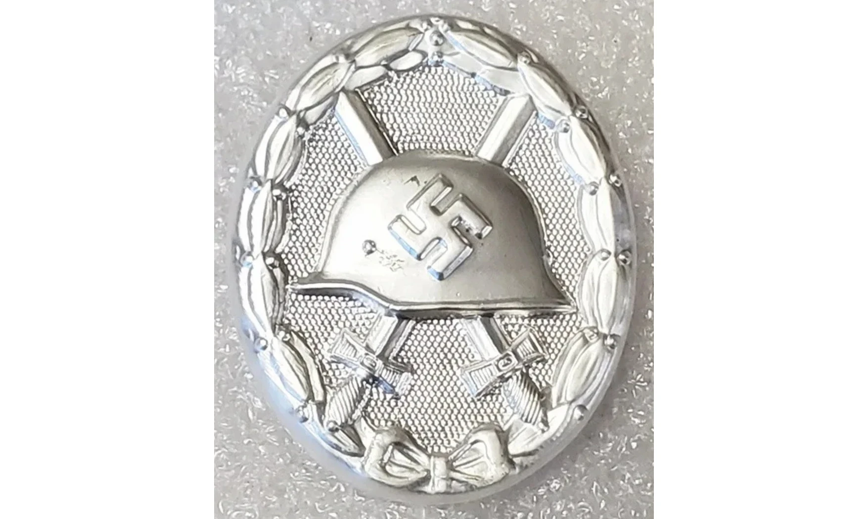 Silver Wounded Badge