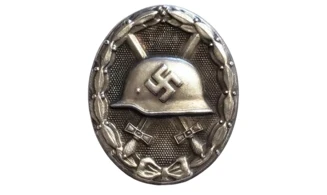 Silver Wounded Badge (Old Silver)